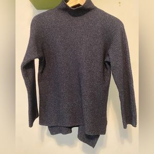 Benedetta B high neck knit sweater blue